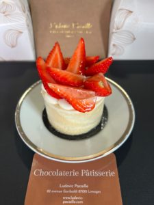 Charlotte fraises rhubarbes
